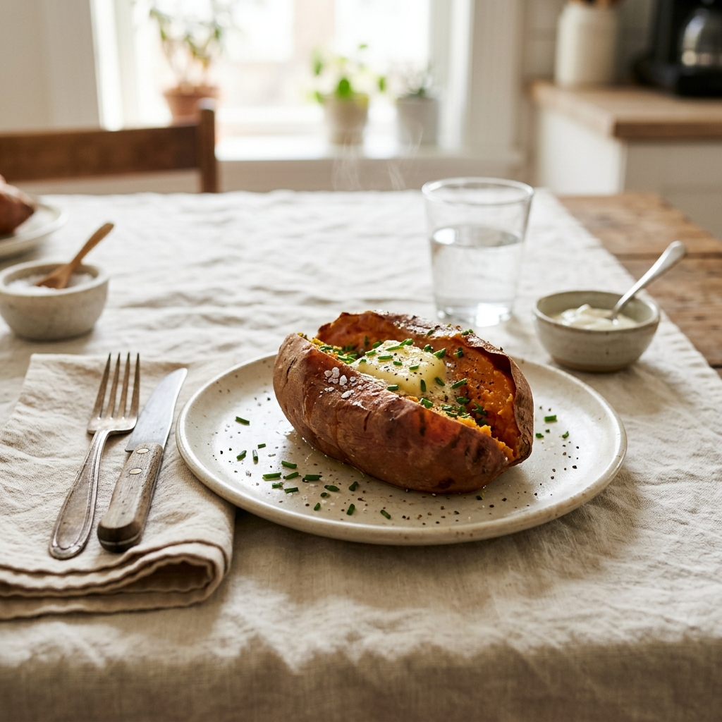 Air Fryer Baked Sweet Potato