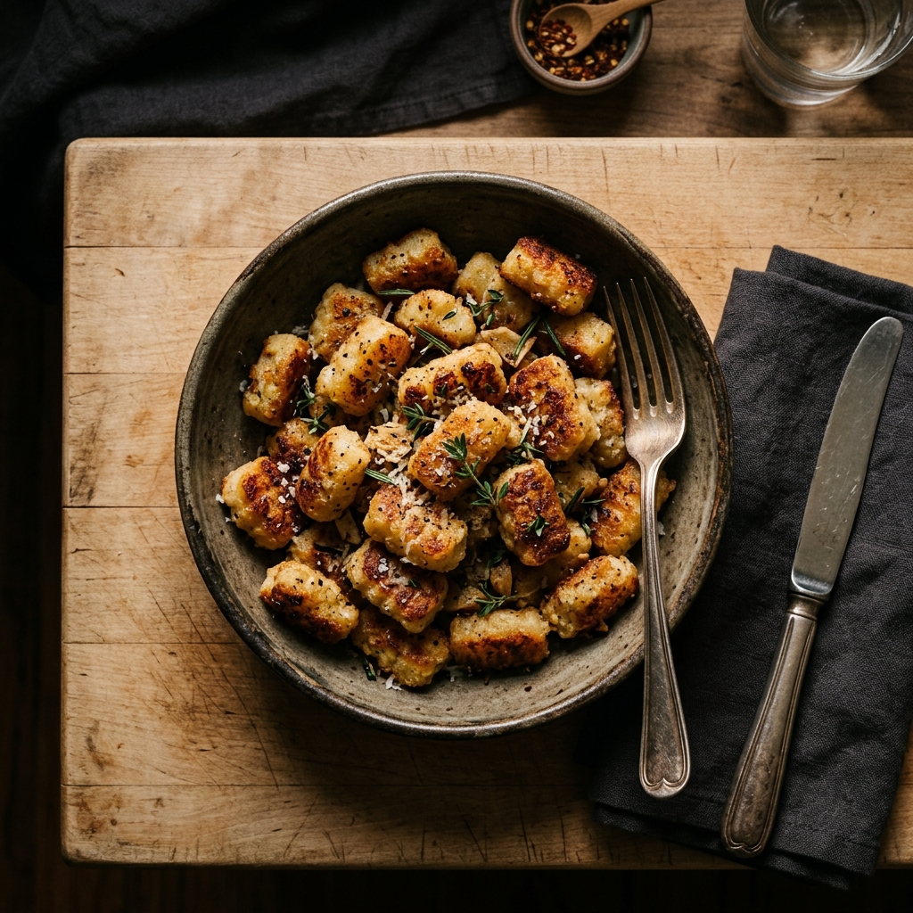 Air Fryer Cauliflower Gnocchi