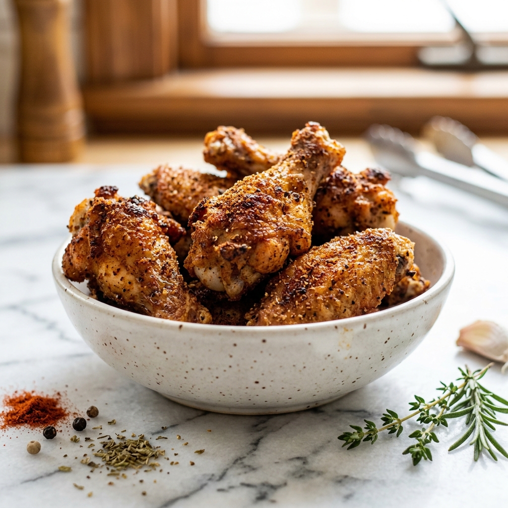 Air Fryer Chicken with Dry Spice Rub