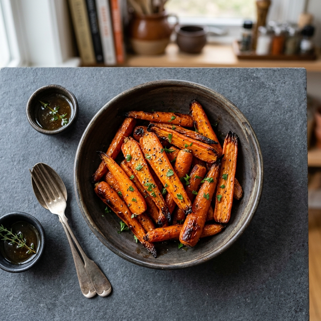 Air Fryer Honey Roasted Carrots