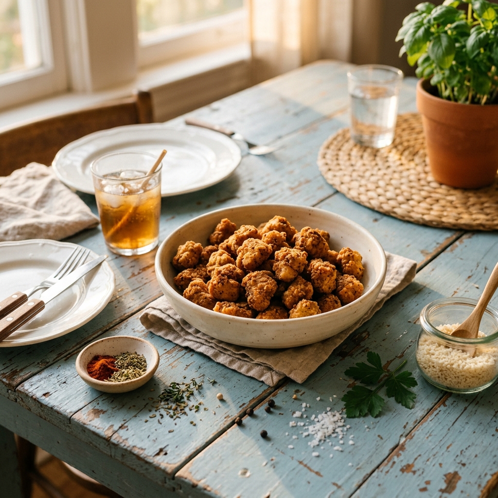 Air Fryer Popcorn Chicken