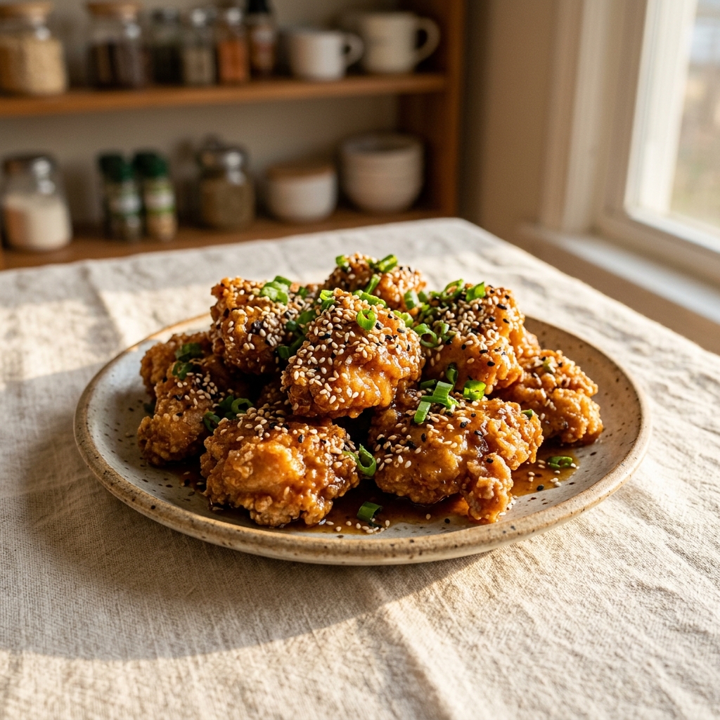 Air Fryer Sesame Chicken