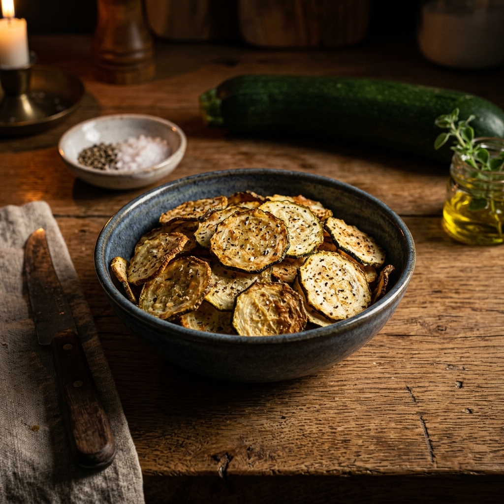 Air Fryer Zucchini Chips