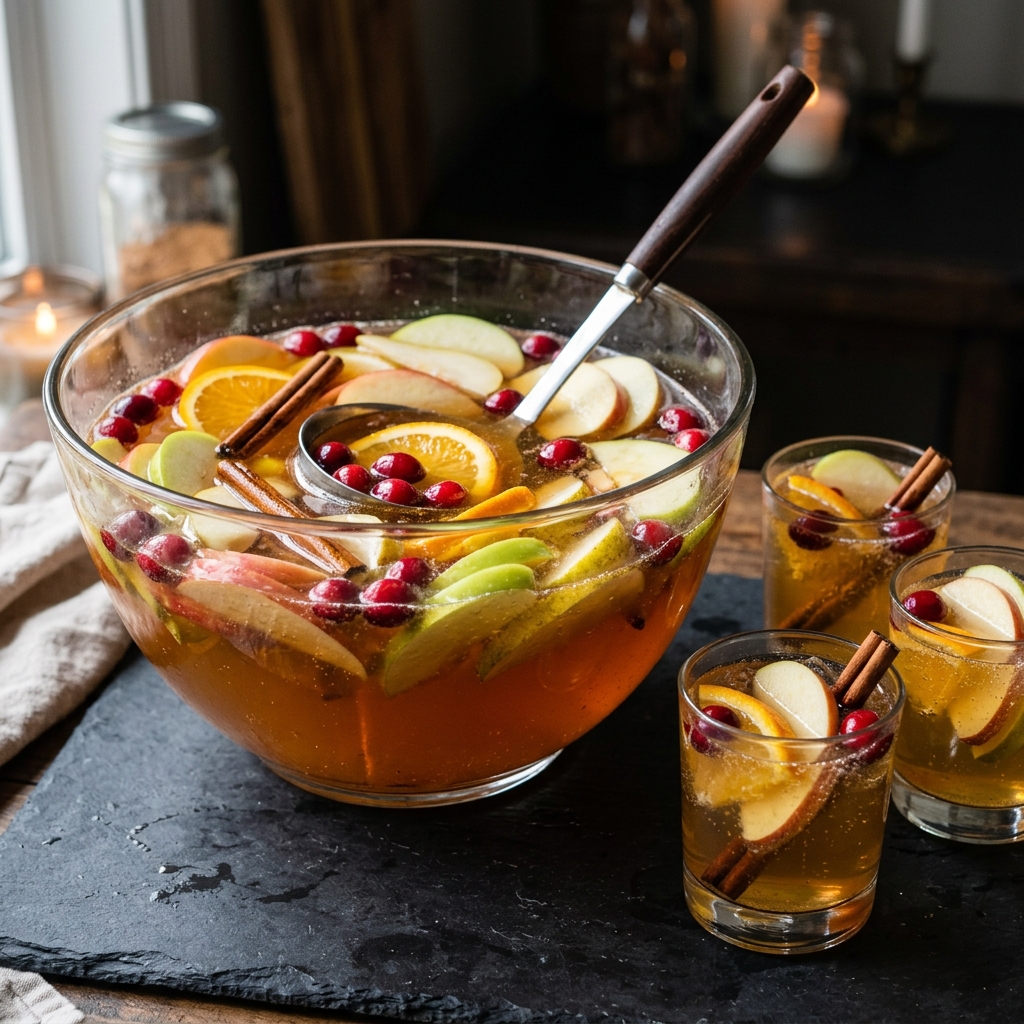 Autumn Hard Apple Cider Sangria