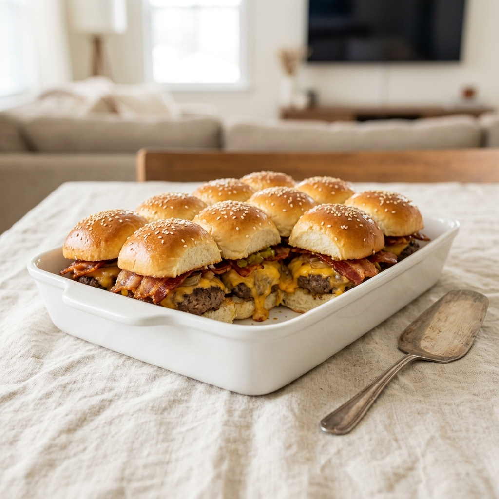 Bacon Cheeseburger Sliders