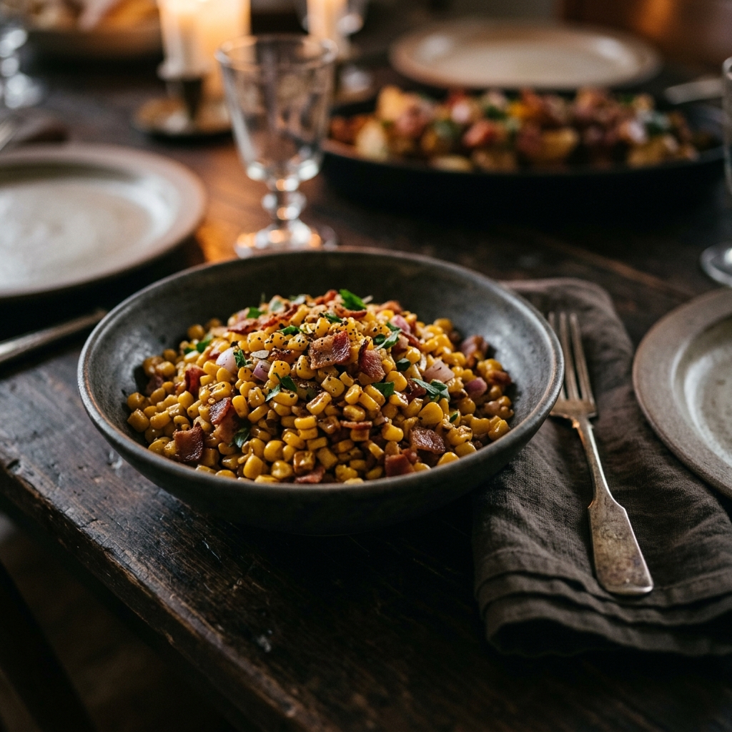 Bacon Fried Corn