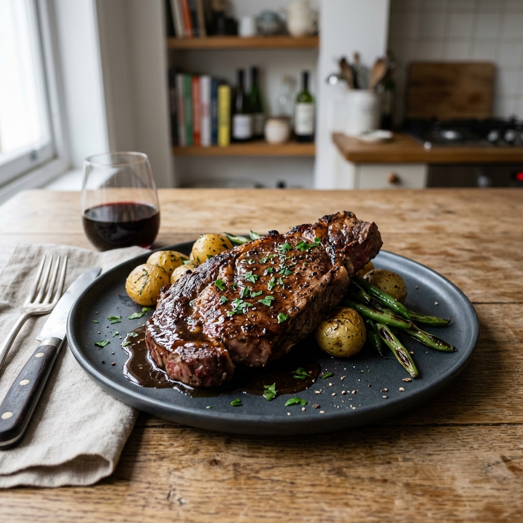 Balsamic Butter Steak