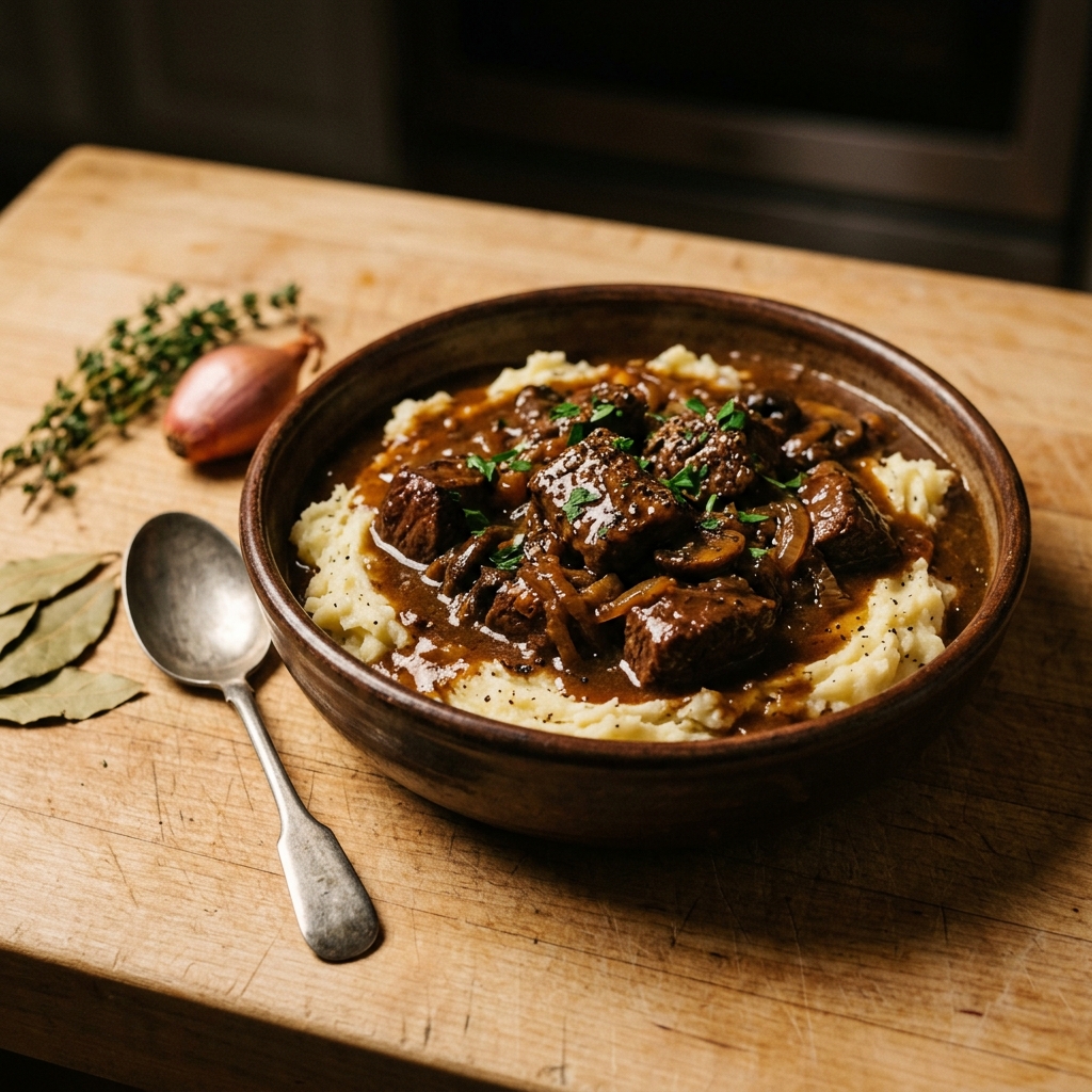 Beef Tips and Gravy