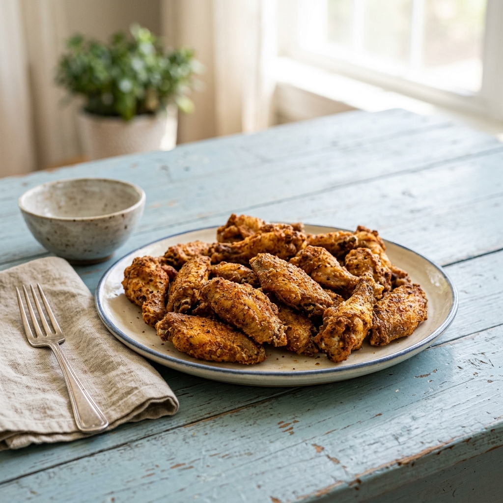 Best Air Fryer Chicken Wings with Dry Rub