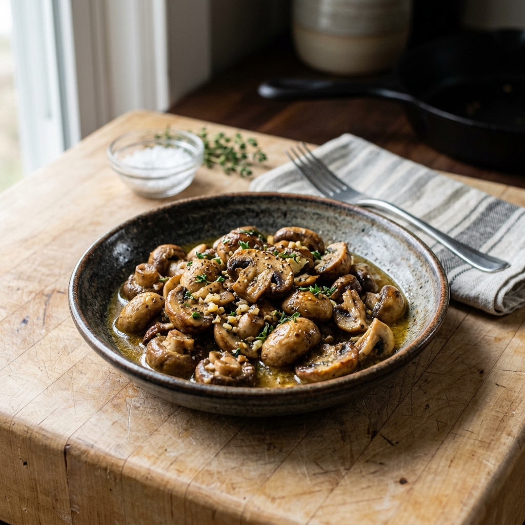 Best Buttery Garlic Mushrooms