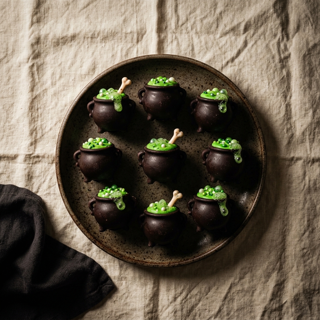 Cauldron Cake Pops