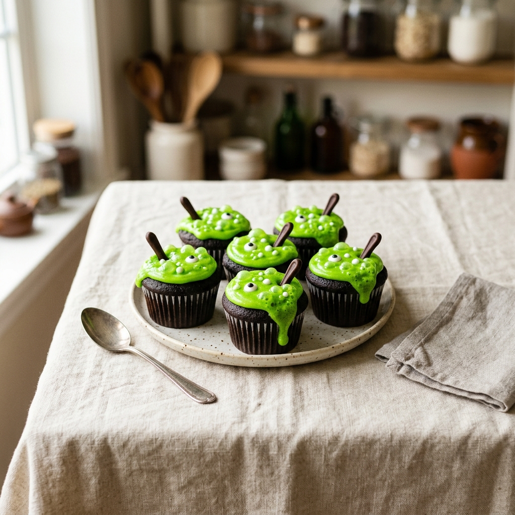 Cauldron Cupcakes
