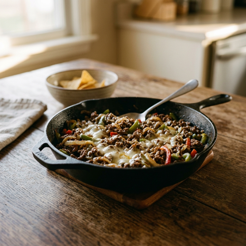 Cheesesteak Skillet
