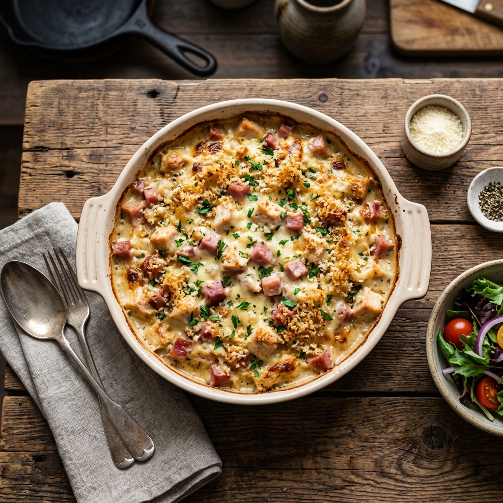 Chicken Cordon Bleu Casserole