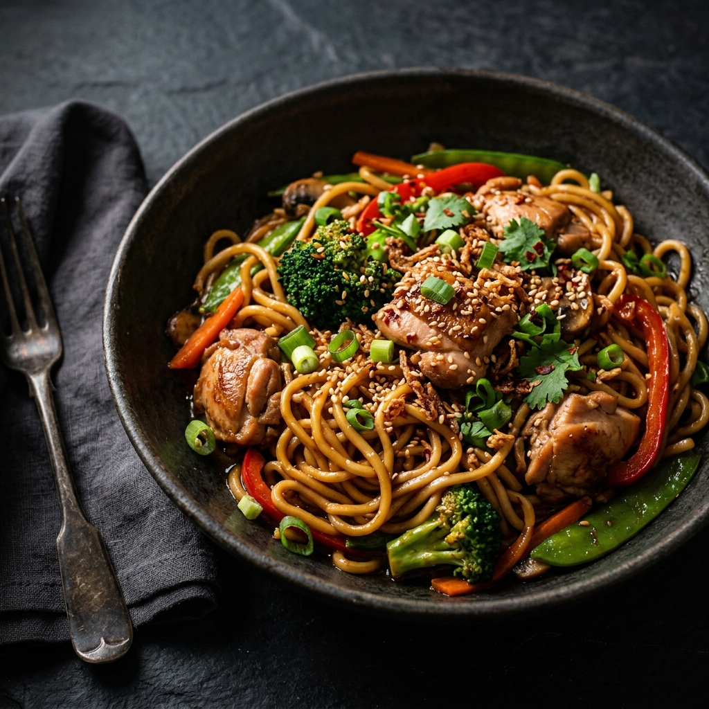 Chicken Ramen Stir Fry