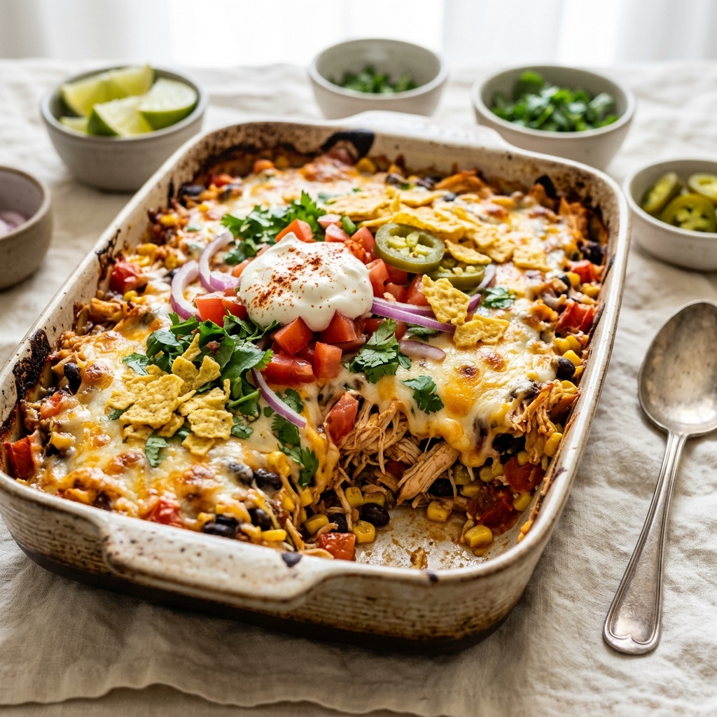 Chicken Taco Casserole