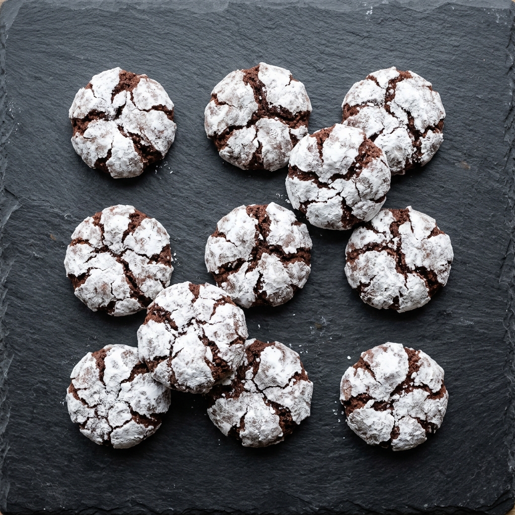 Christmas Crinkle Cool Whip Cookies