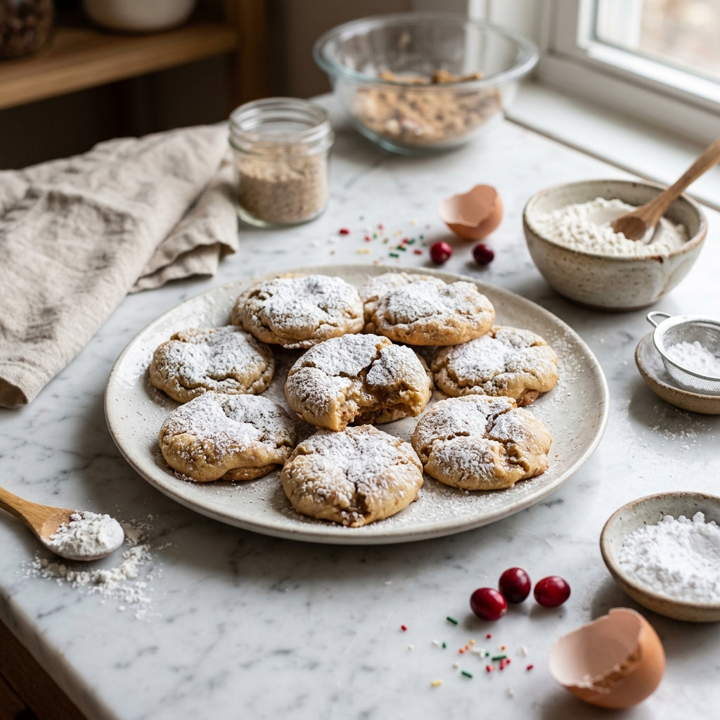 Christmas Gooey Butter Cookies