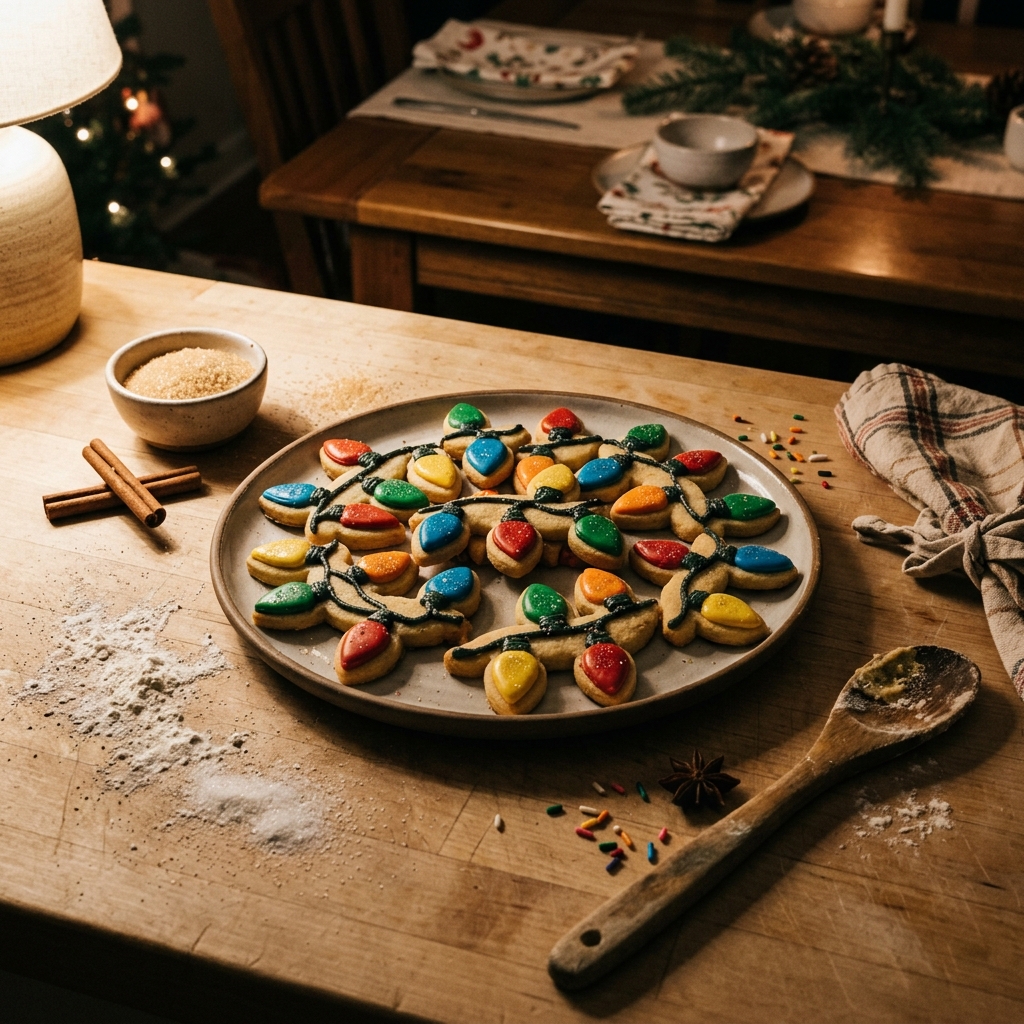 Christmas Lights Cookies
