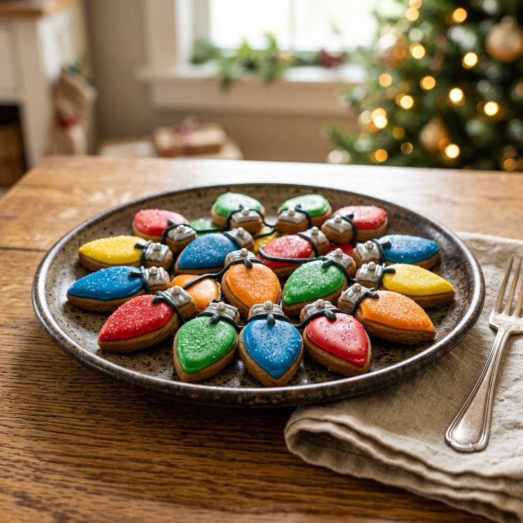 Christmas Lights Cookies