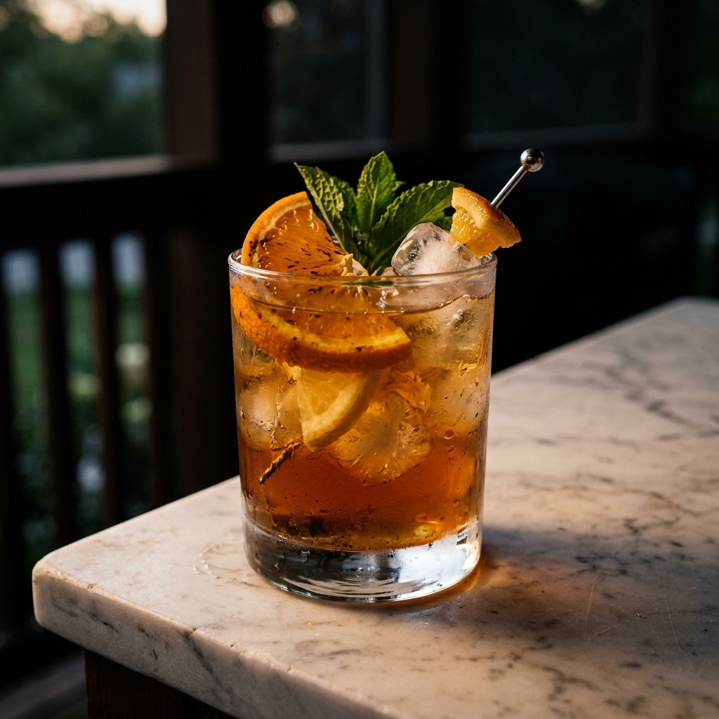 Citrus Bourbon Iced Tea