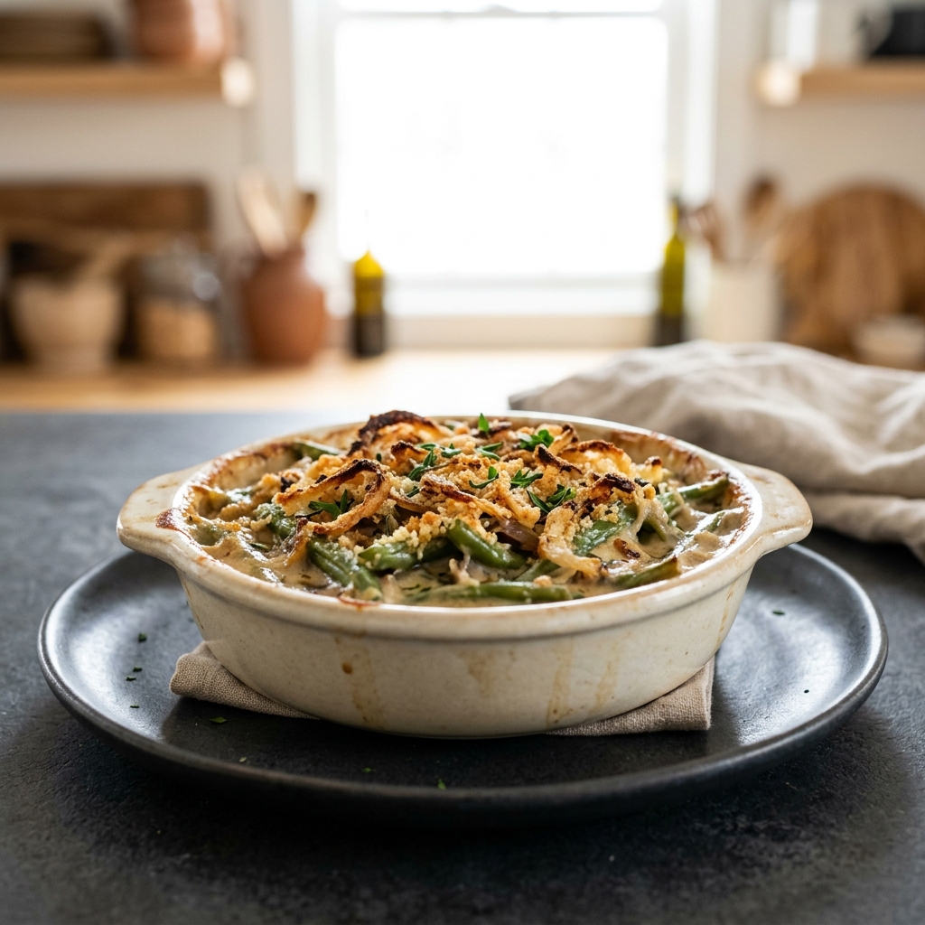 Clean Eating Green Bean Casserole