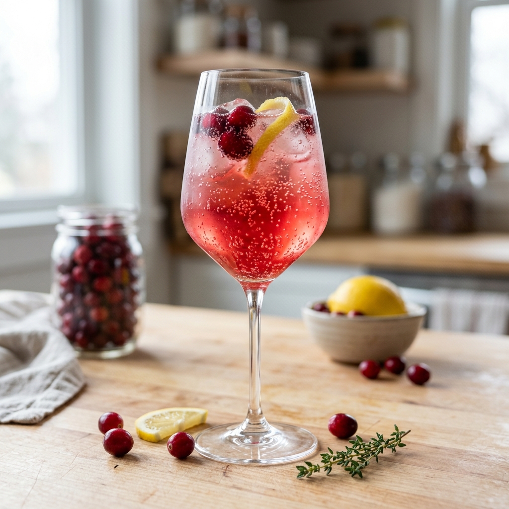 Cranberry Limoncello Spritzer