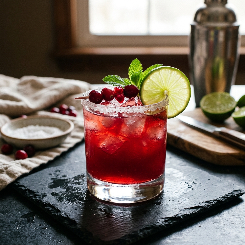 Cranberry Pomegranate Margarita
