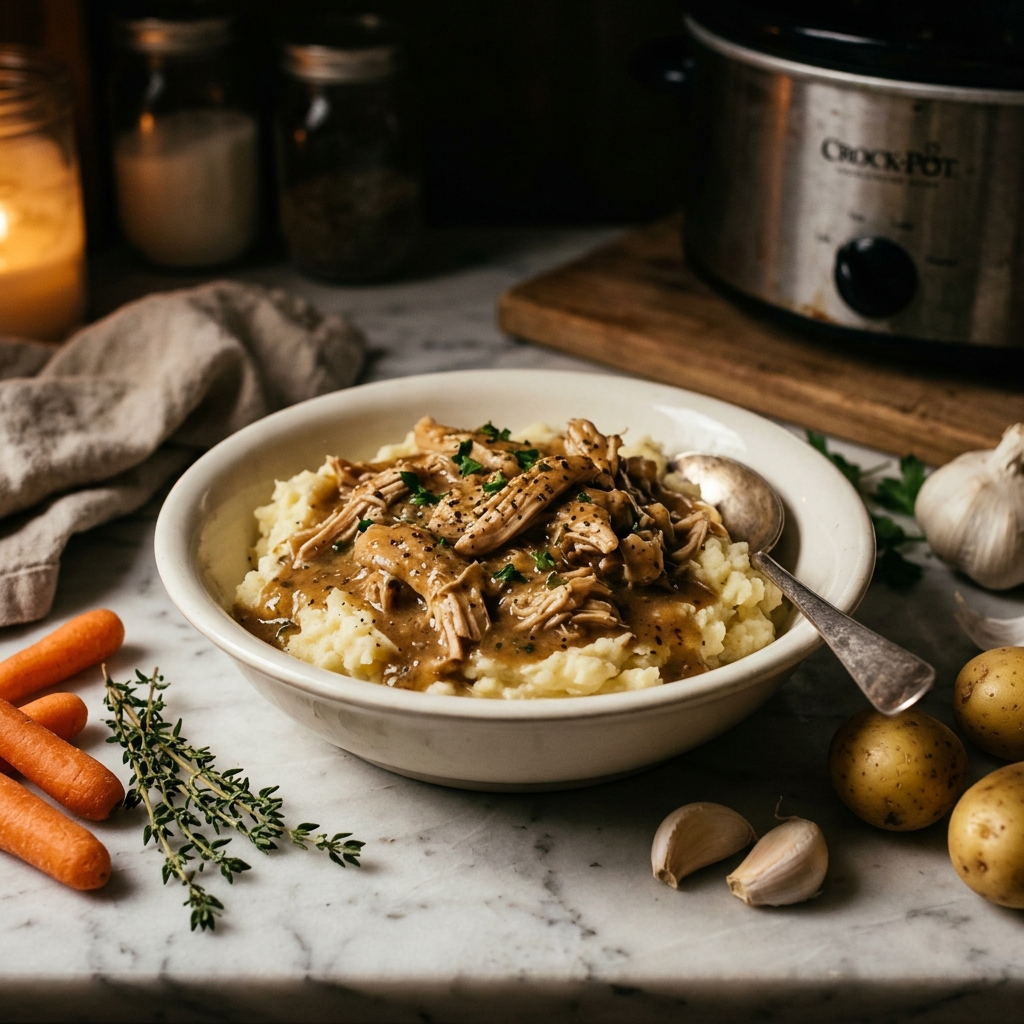 Crock Pot Chicken and Gravy