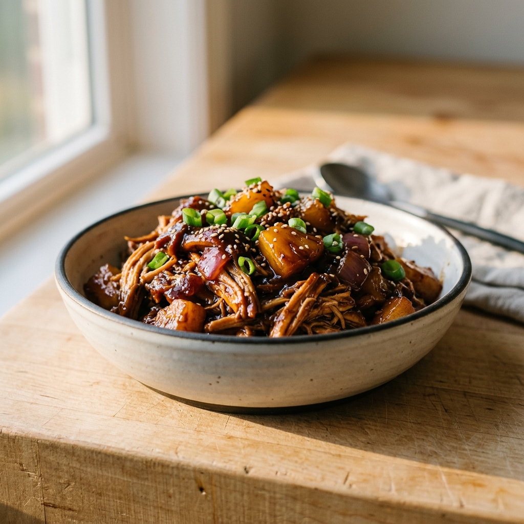 Crock Pot Hawaiian BBQ Chicken