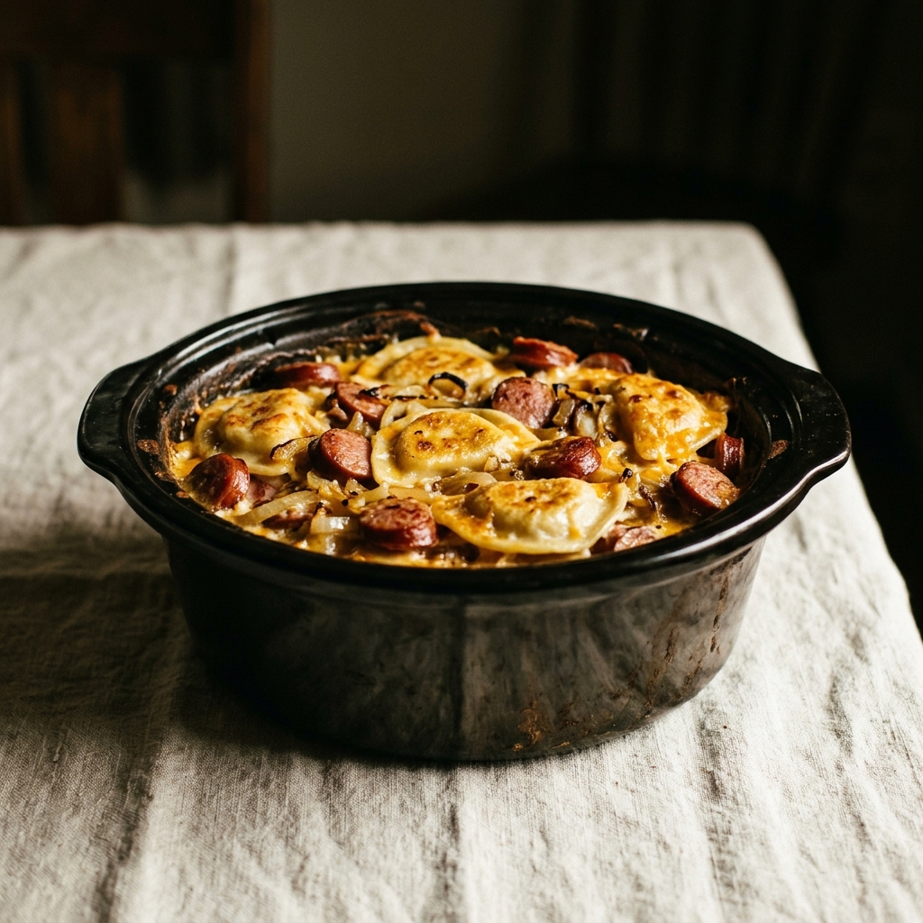 Crock Pot Pierogi Casserole