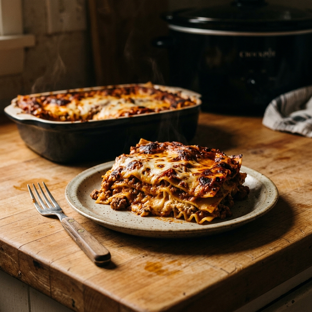 Crockpot Lasagna