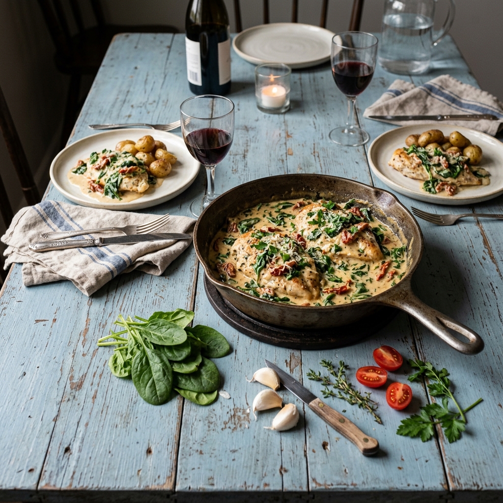 Date Night Chicken Florentine