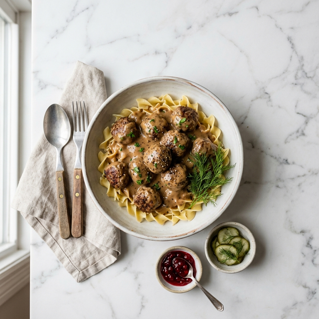 Easy Swedish Meatballs