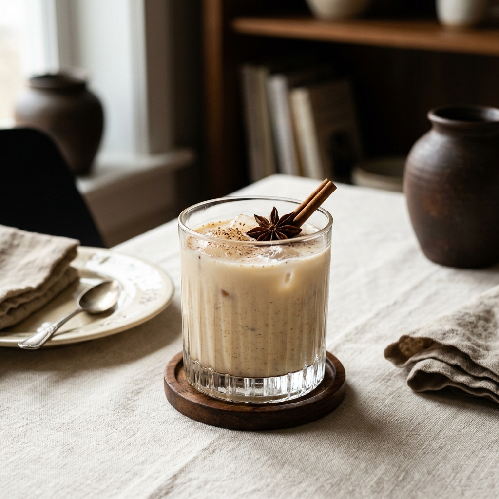 Eggnog Amaretto Cocktail