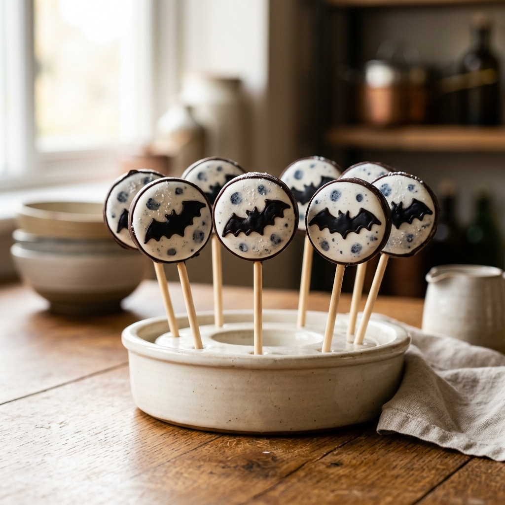 Flying Bat Cake Pops