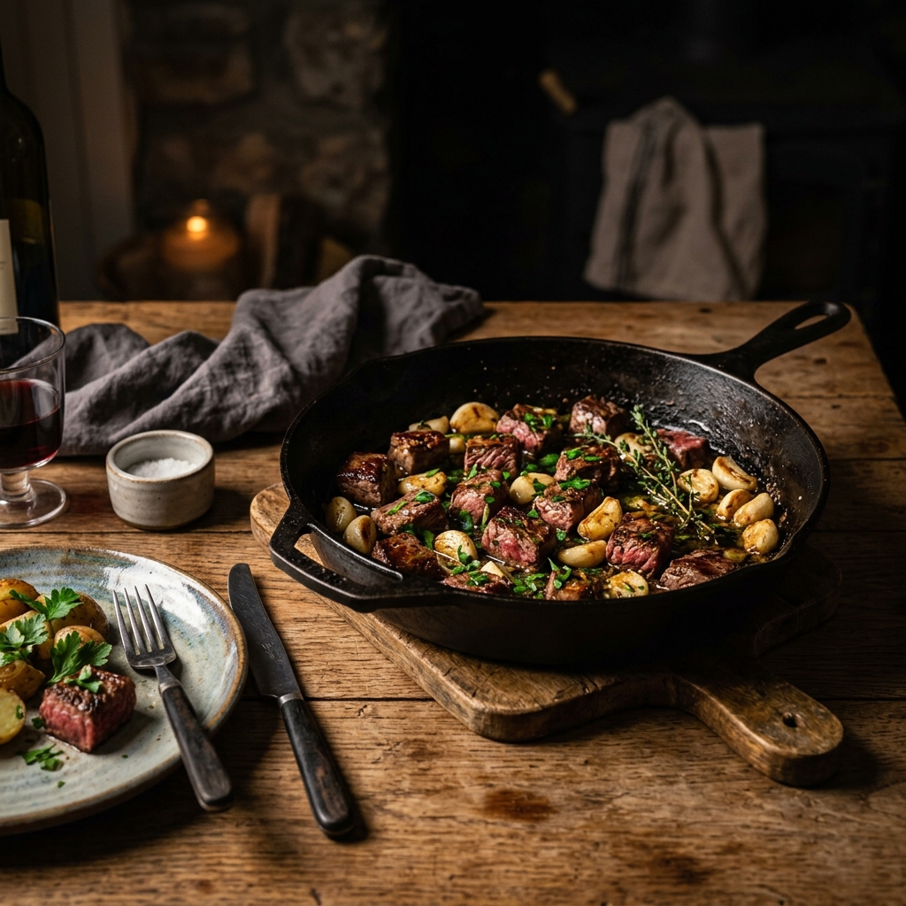 Garlic Steak Skillet