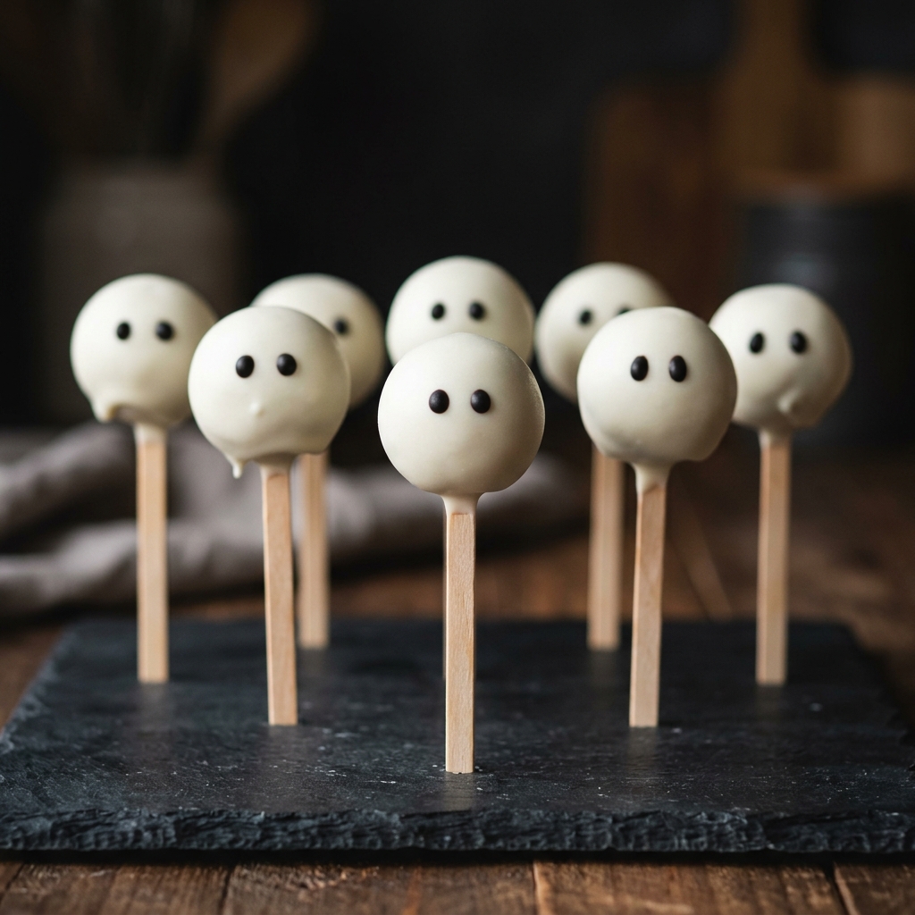 Ghost Cake Pops