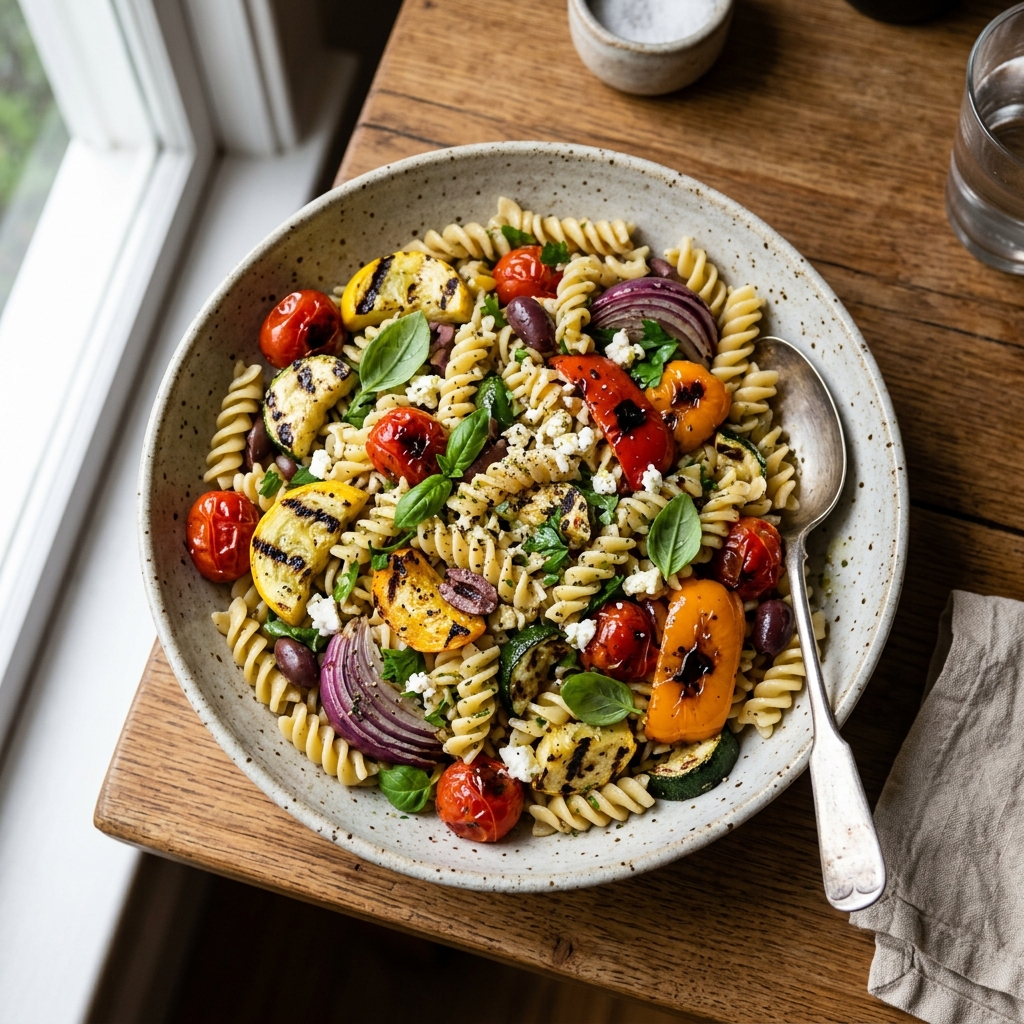 Grilled Summer Vegetable Pasta Salad