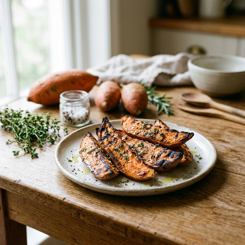 Grilled Sweet Potatoes