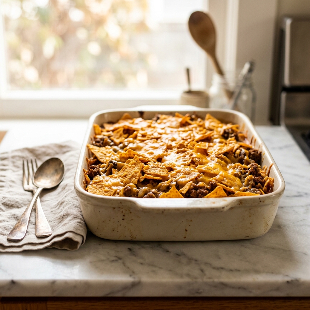 Ground Beef Doritos Casserole