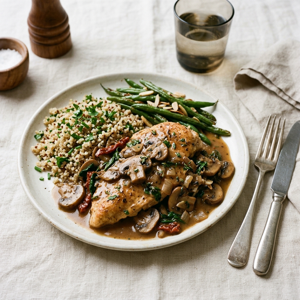Healthy Chicken Marsala