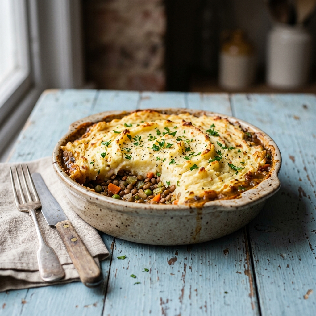 Healthy Vegan Shepherd’s Pie