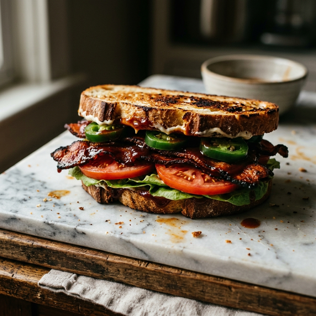 Jalapeno Barbecue Bacon BLT
