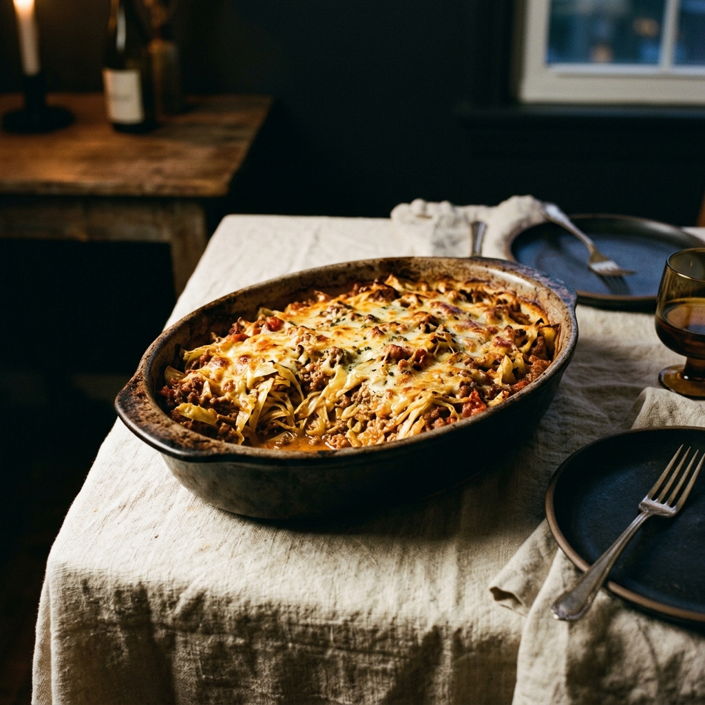 Keto Cabbage Casserole