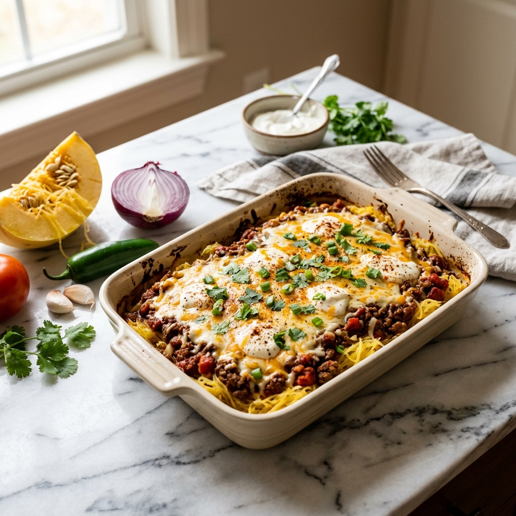 Keto Chili Casserole