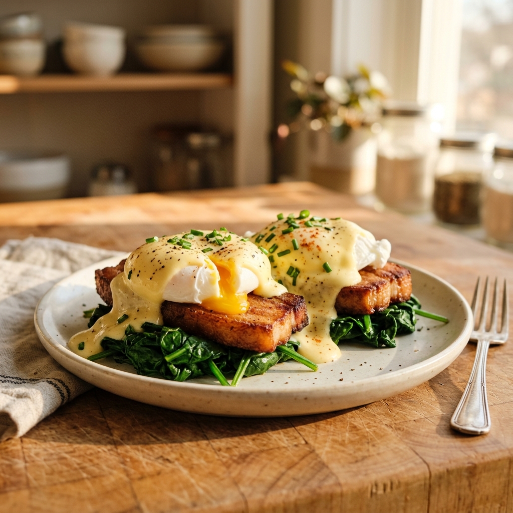 Keto Eggs Benedict