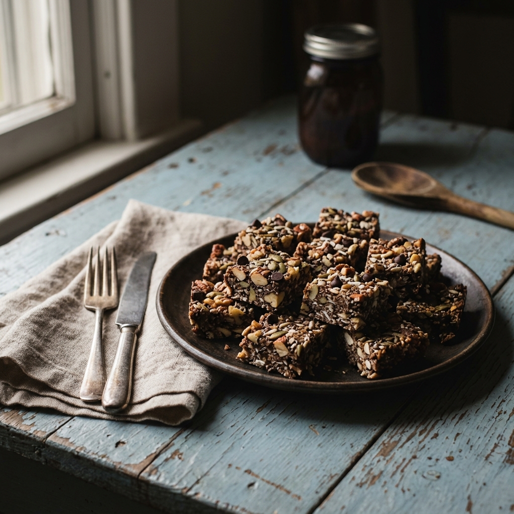 Keto No Bake Granola Bars