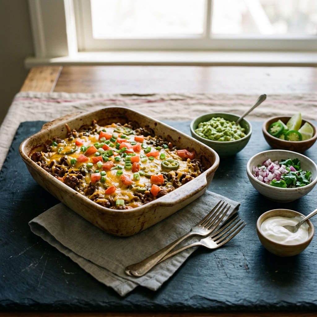 Keto Taco Casserole