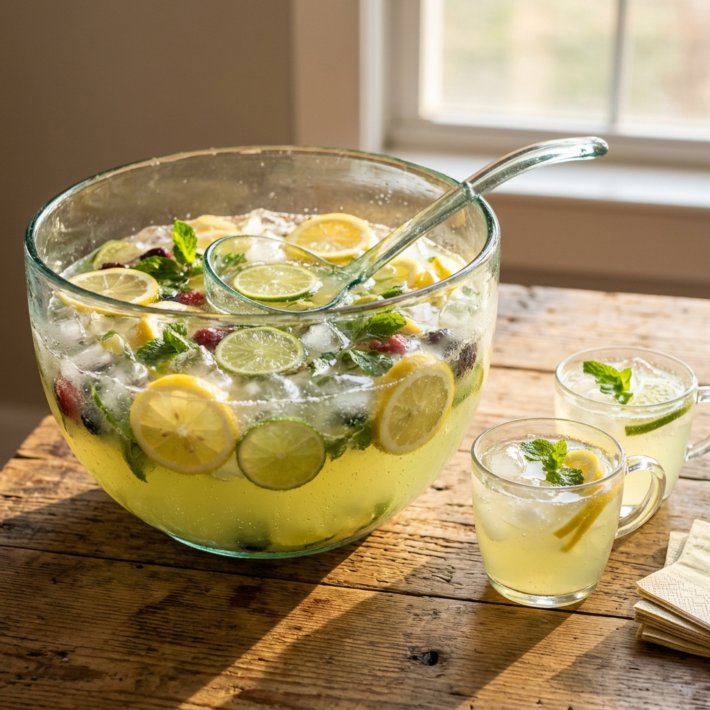 Lemon Lime Vodka Party Punch